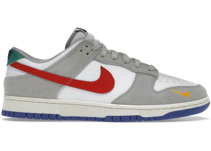 Nike Dunk Low Light Iron Ore Red Blue